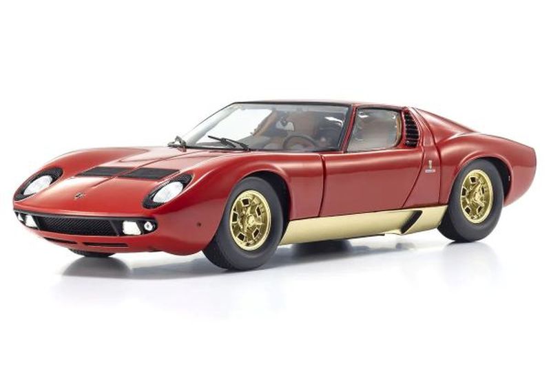 1/18 Scale Lamborghini Miura P 400 Die Cast (Red)