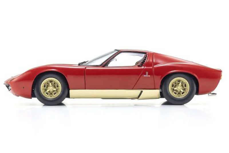 1/18 Scale Lamborghini Miura P 400 Die Cast (Red)