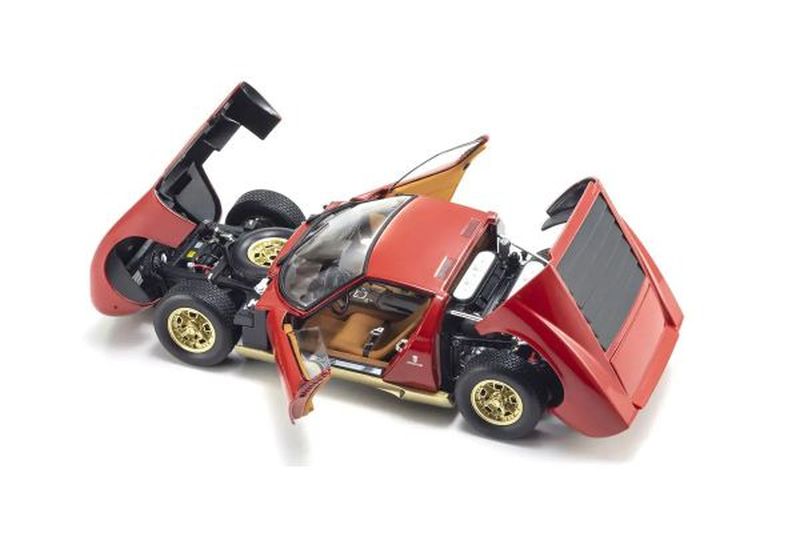 1/18 Scale Lamborghini Miura P 400 Die Cast (Red)