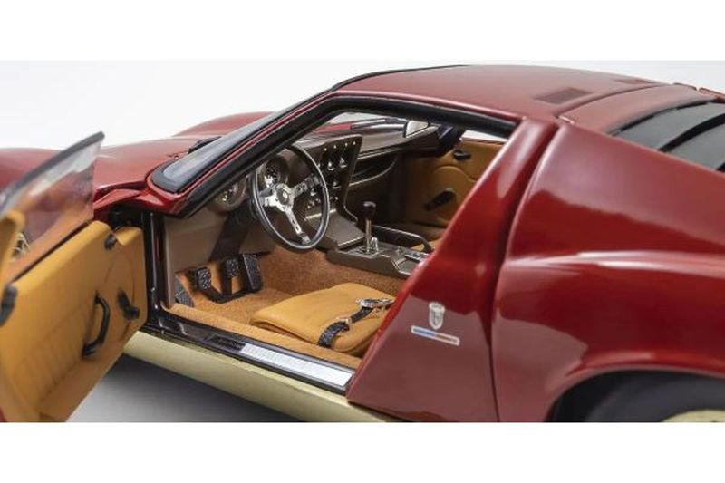 1/18 Scale Lamborghini Miura P 400 Die Cast (Red)