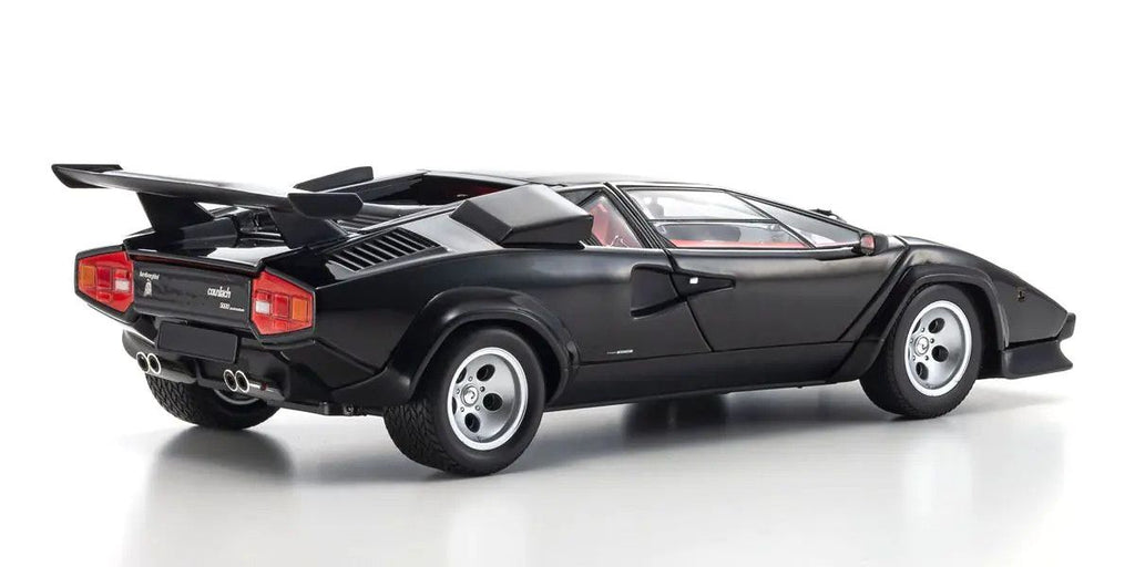 1/18 Scale Lamborghini Countach LP5000 Quattrovalvole Black Model Diecast Car