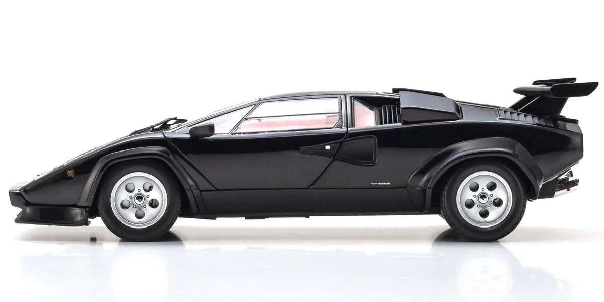 1/18 Scale Lamborghini Countach LP5000 Quattrovalvole Black Model Diecast Car