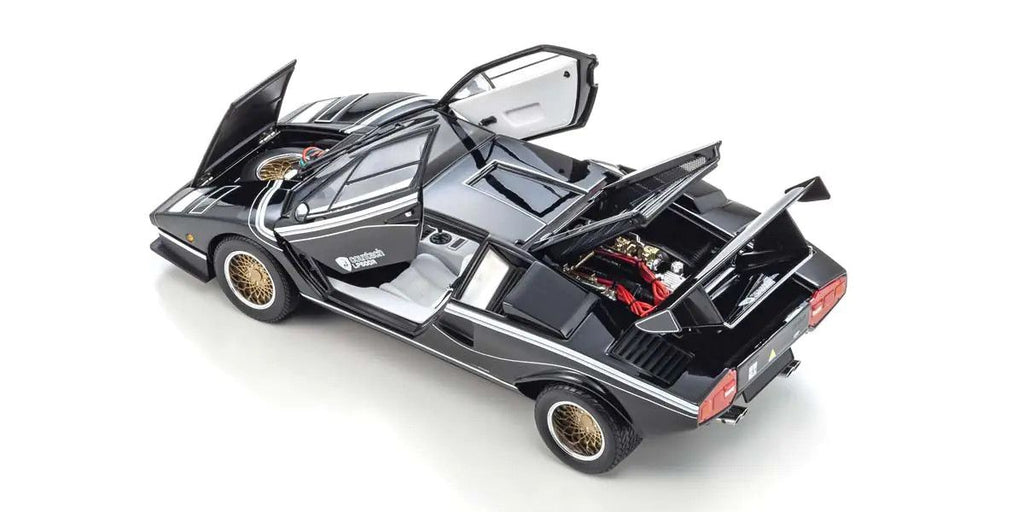 1/18 Scale Lamborghini Countach LP500R Black Model Diecast Car