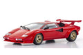 1/18 Lamborghini Countach LP5000 Quattrovalvole Red/Gold Wheels Die-Cast Model