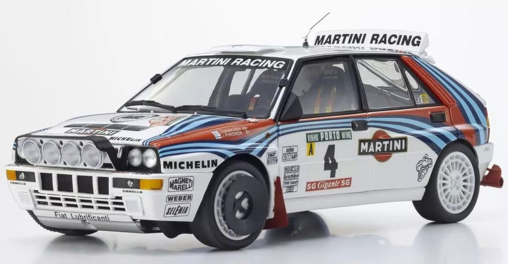 1/18 LANCIA DELTA INTE EVO PORTUGAL 1992 Martini #4 Diecast Model