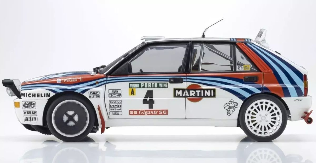 1/18 LANCIA DELTA INTE EVO PORTUGAL 1992 Martini #4 Diecast Model