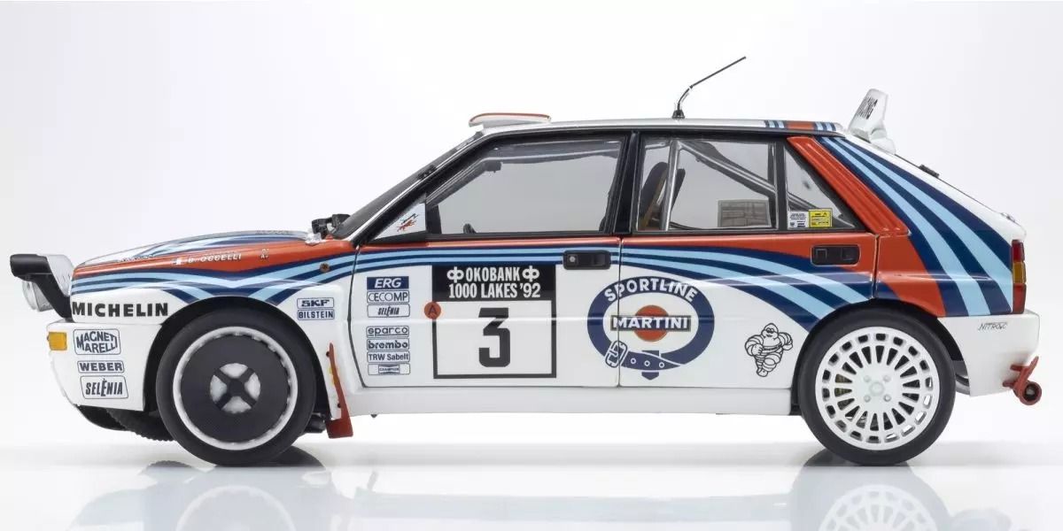 1/18 LANCIA DELTA INTE EVO 1000 Lakes 1992 Martini #3 Diecast Model
