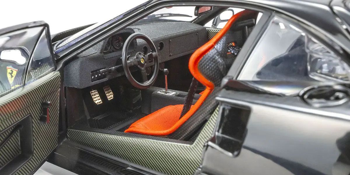 1/18 Ferrari F40 Scale Model, Black