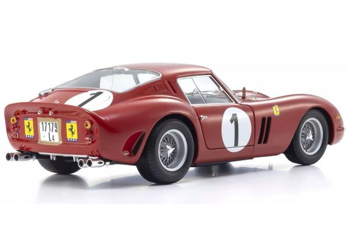 1/18 Ferrari 250GTO 1000km Paris Montlhery 3987GT 1962 #1 (Red) Die-Cast Model
