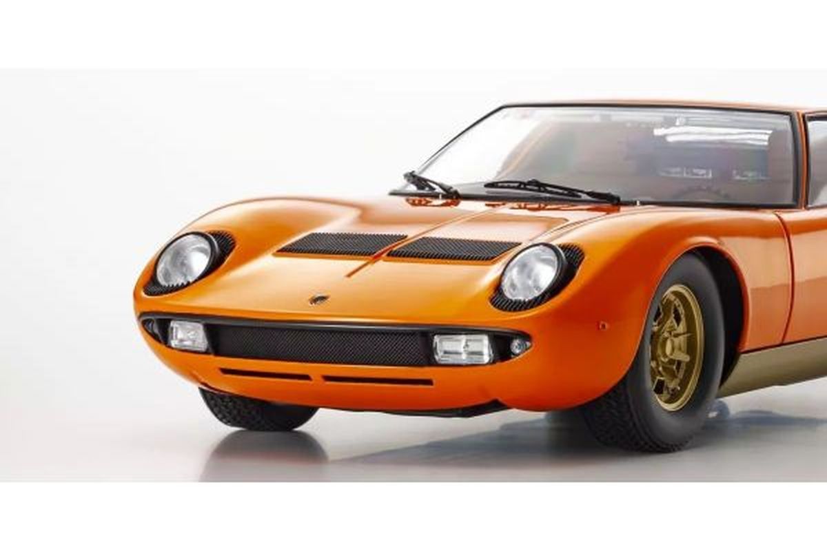 ORIGINAL 1/12 LAMBORGHINI MIURA P400 (ORANGE) Die-Cast Model