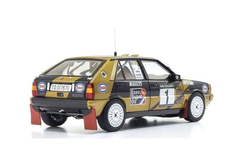1/18 Scale Lancia Delta HF 4WD Winner Rally Piancavallo 1987 #1, Die Cast Model