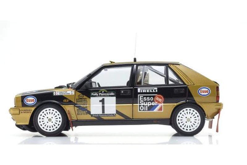 1/18 Scale Lancia Delta HF 4WD Winner Rally Piancavallo 1987 #1, Die Cast Model