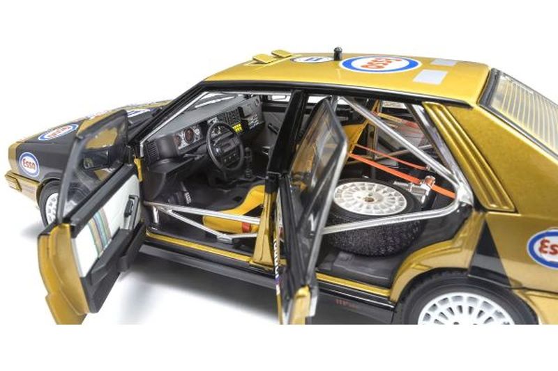 1/18 Scale Lancia Delta HF 4WD Winner Rally Piancavallo 1987 #1, Die Cast Model