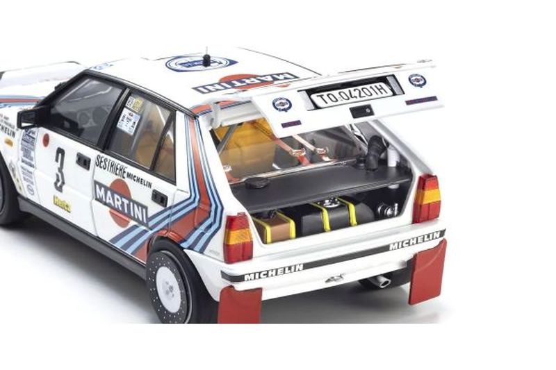 1/18 Scale Lancia Delta HF 4WD Winner Rally Monte Carlo 1988 #3, Die Cast Model