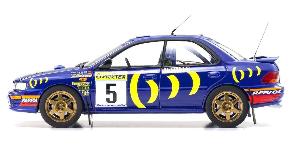 1/18 Scale Subaru Impreza 1995 Monte Carlo #5 Model Diecast Car
