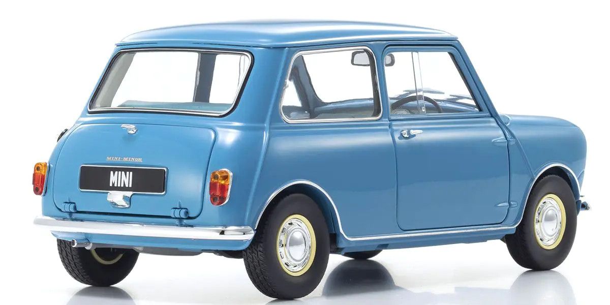 1/18 Scale Morris Mini Minor Clipper Blue Model Diecast Car