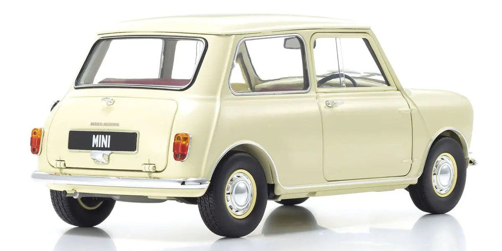 1/18 Scale Morris Mini Minor Old English White Model Diecast Car