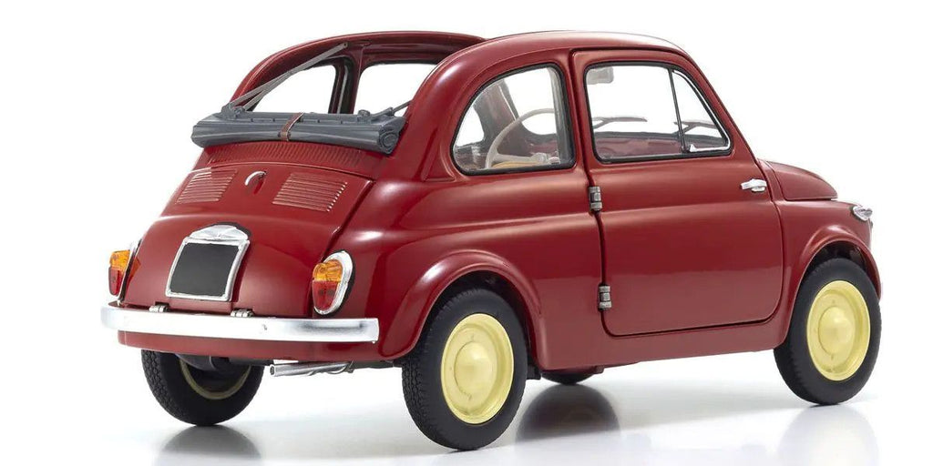 1/18 Fiat Nuova 500 Diecast Model, Coral Red