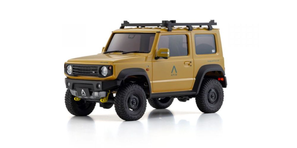 Mini-Z 4x4 Series Ready Set Suzuki Jimmy Sierra APIO Jimny TS4 Light Brown with LED Light Set