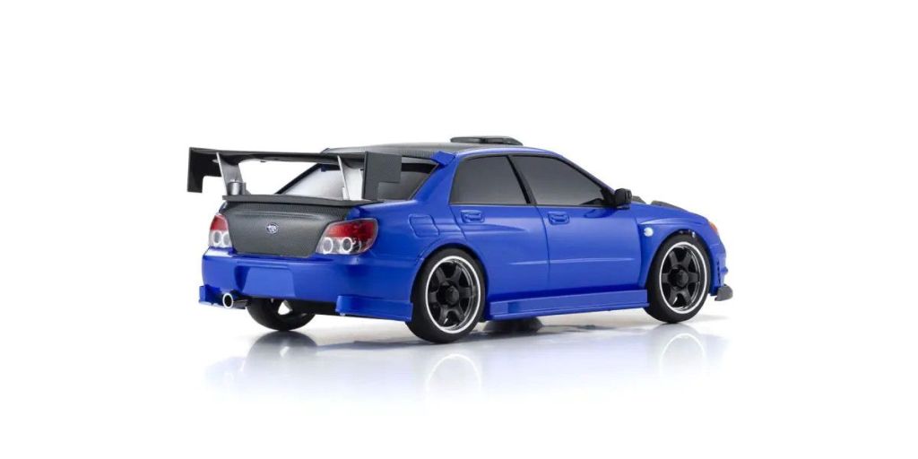 Mini-Z AWD Subaru Impreza WRX with GT Wing MA-020, Blue