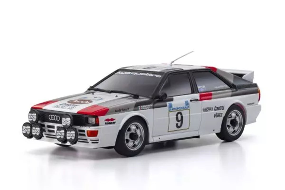 MINI-Z AWD MA-020 Audi Rallye quattro Group 4 #9, Acropolis 1982 Winner