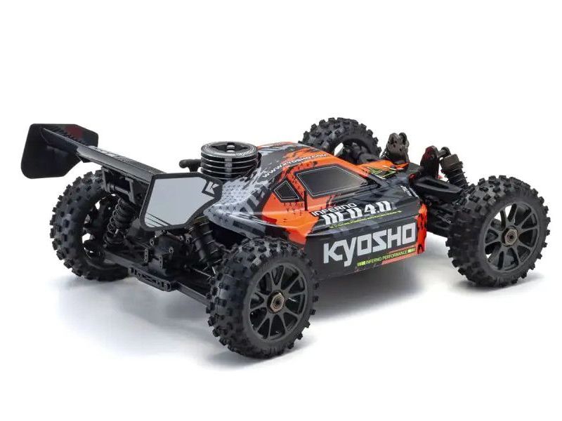 1:8 Scale Radio Controlled .21 Engine Powered 4WD Racing Buggy Readyset Inferno NEO 4.0 Color Type 1