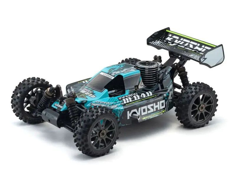 1:8 Scale Radio Controlled .21 Engine Powered 4WD Racing Buggy Readyset Inferno NEO 4.0 Color Type 2