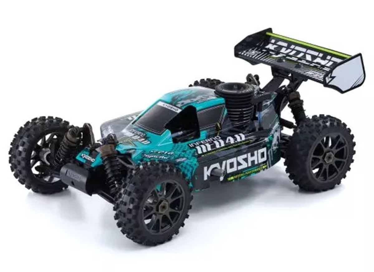 INFERNO NEO 4.0 T2 Green 4WD Racing Buggy Set w/ KT-231P+