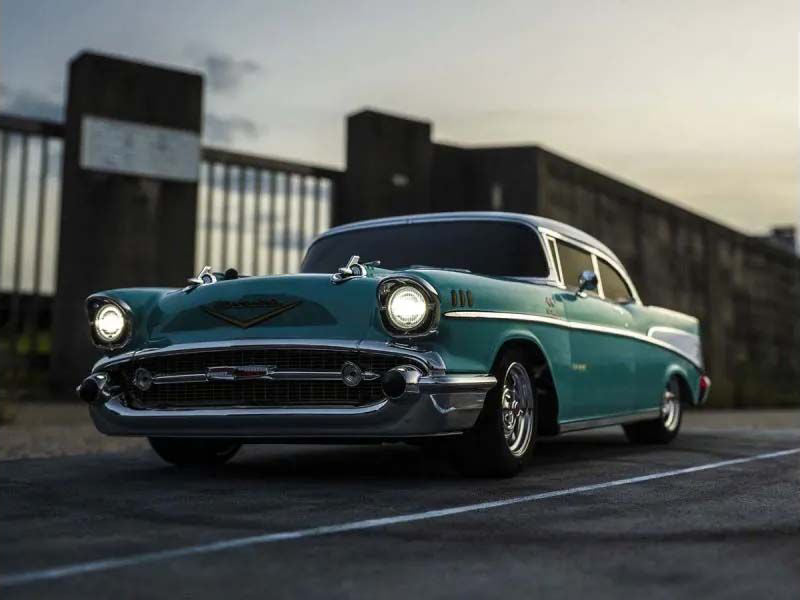 1/10 EP 4WD Fazer Mk2 FZ02L Readyset 1957 Chevy Bel Air Coupe, Tropical Turquoise