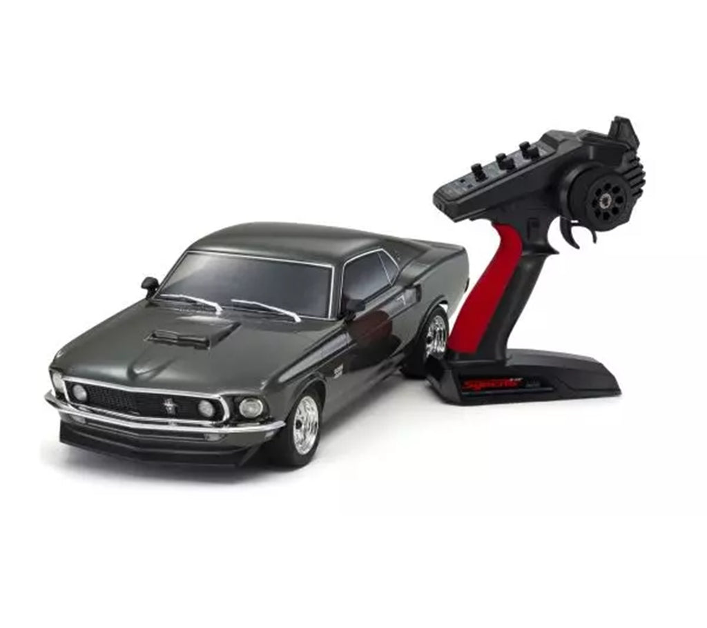 1:10 EP 4WD 1969 Ford Mustang Boss 429 Black Jade Readyset Fazer Mk2 FZ02