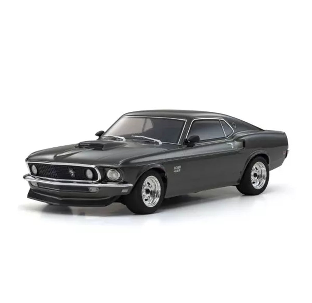 1:10 EP 4WD 1969 Ford Mustang Boss 429 Black Jade Readyset Fazer Mk2 FZ02