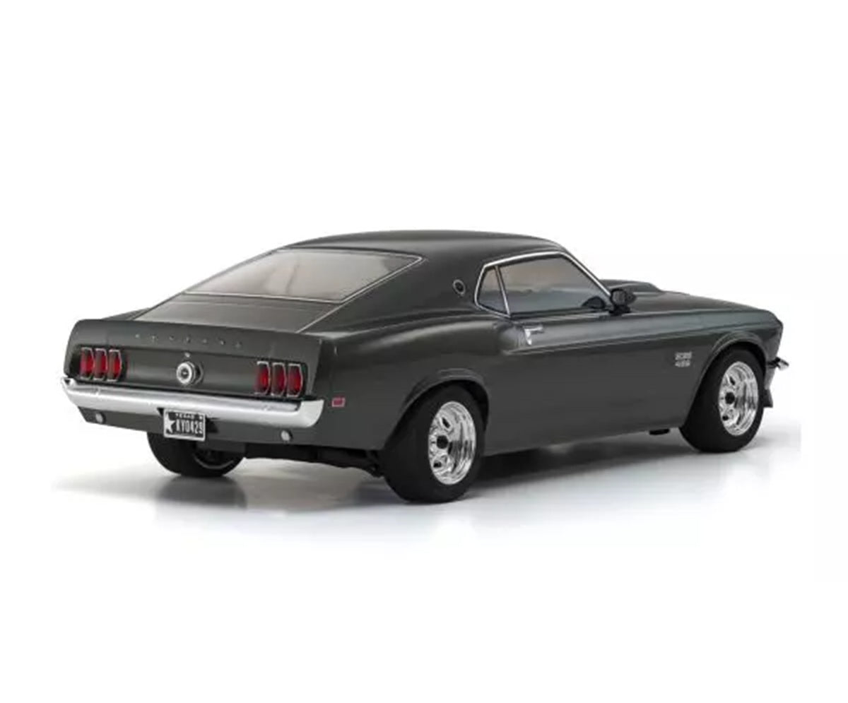 1:10 EP 4WD 1969 Ford Mustang Boss 429 Black Jade Readyset Fazer Mk2 FZ02