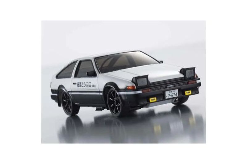 First Mini-Z Initial D TOYOTA SPRINTER TRUENO AE86 WH/BK