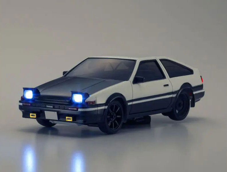First Mini-Z Initial D TOYOTA SPRINTER TRUENO AE86 w/Carbon WH/BK