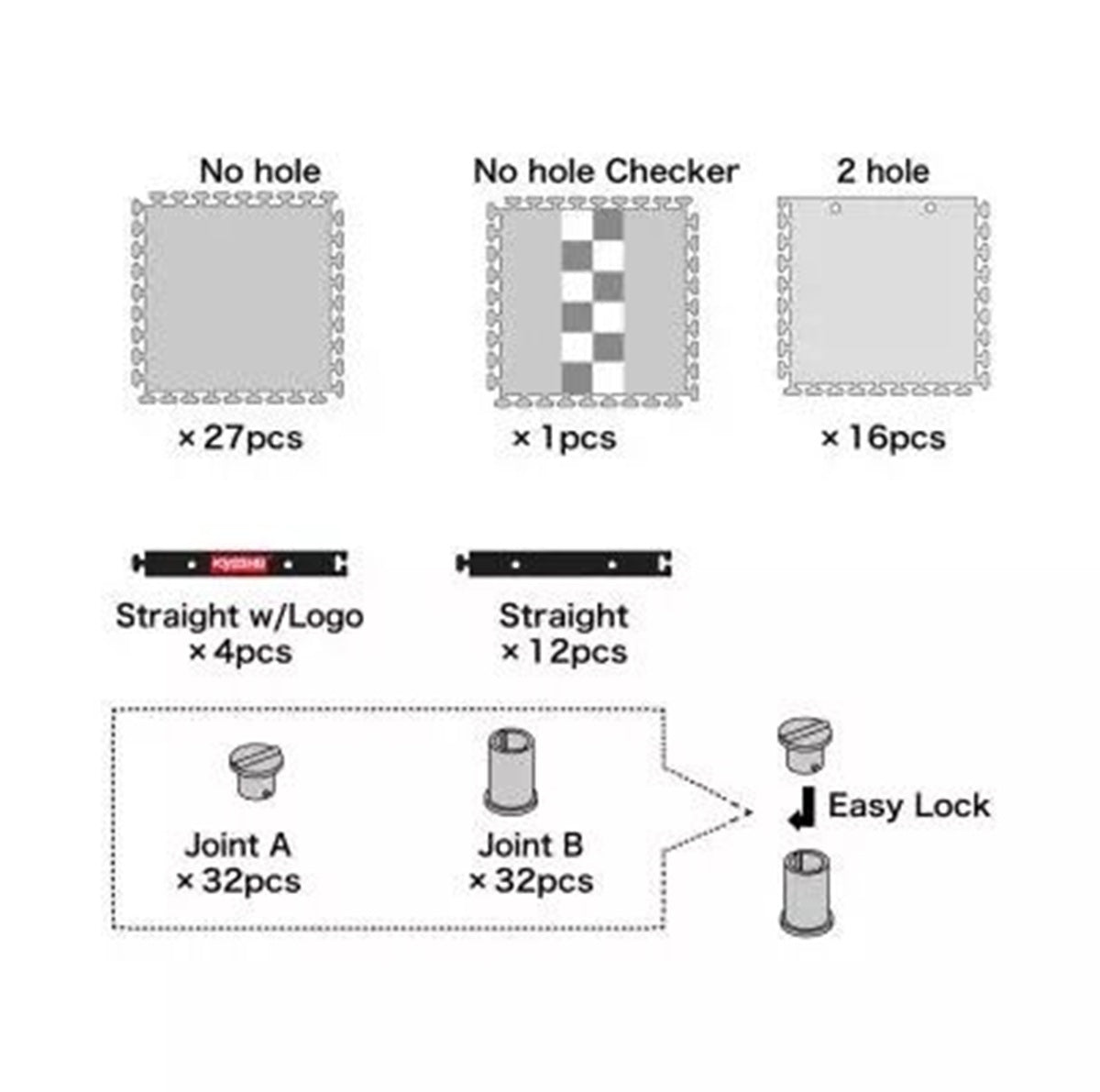 Mini-Z Carpet Track 50 Expansion Set (44pcs)