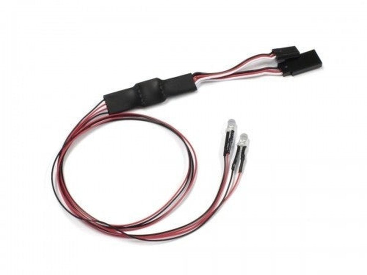 LED Light Unit (F5/2 Bulbs/L=400/Red)