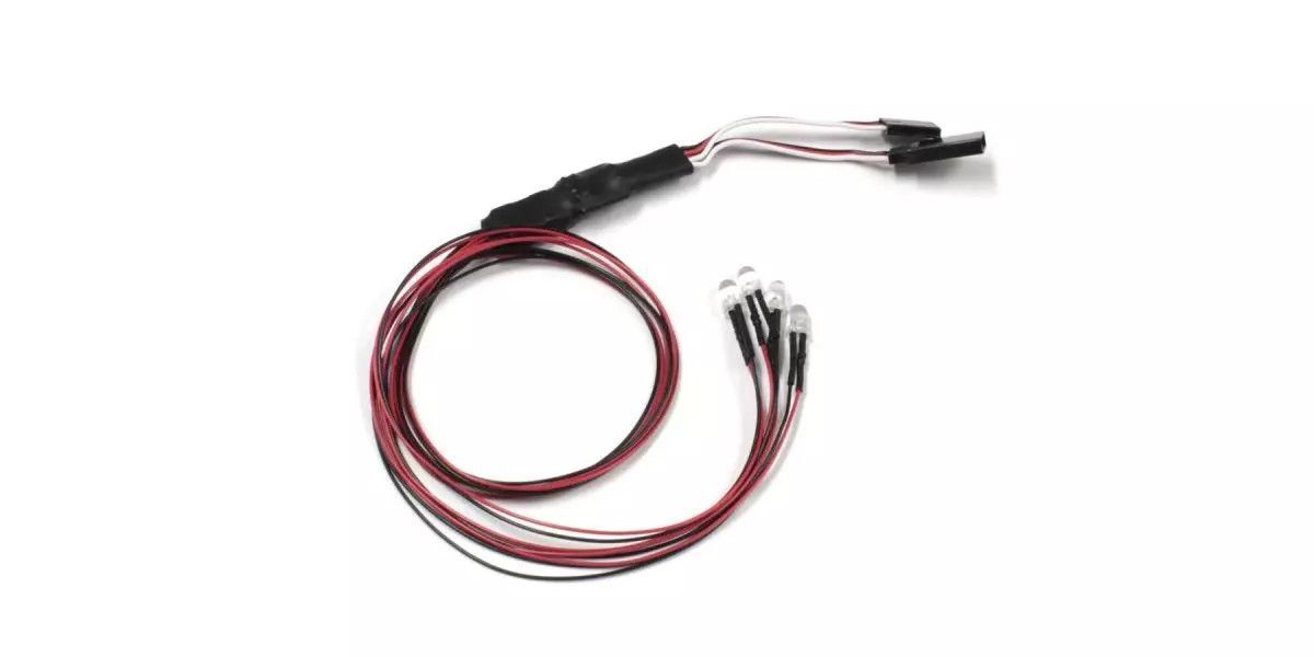 LED Light Unit (5mm/4 Bulbs/L=400/Clear)