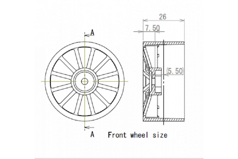 Avantie Foam Tire Front 35