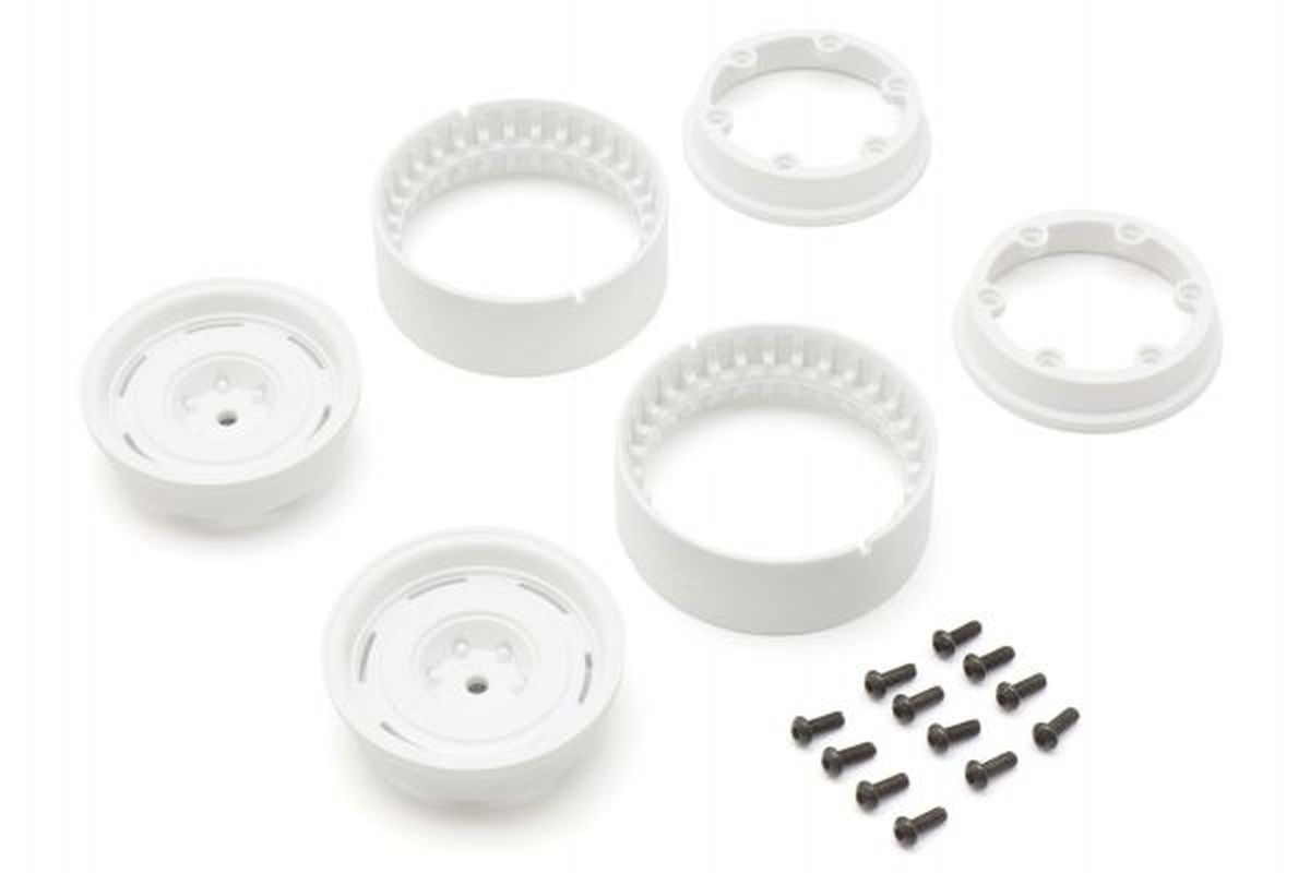 Bead-lock Wheel 1.9 Dish Whit (KC10 2pcs)