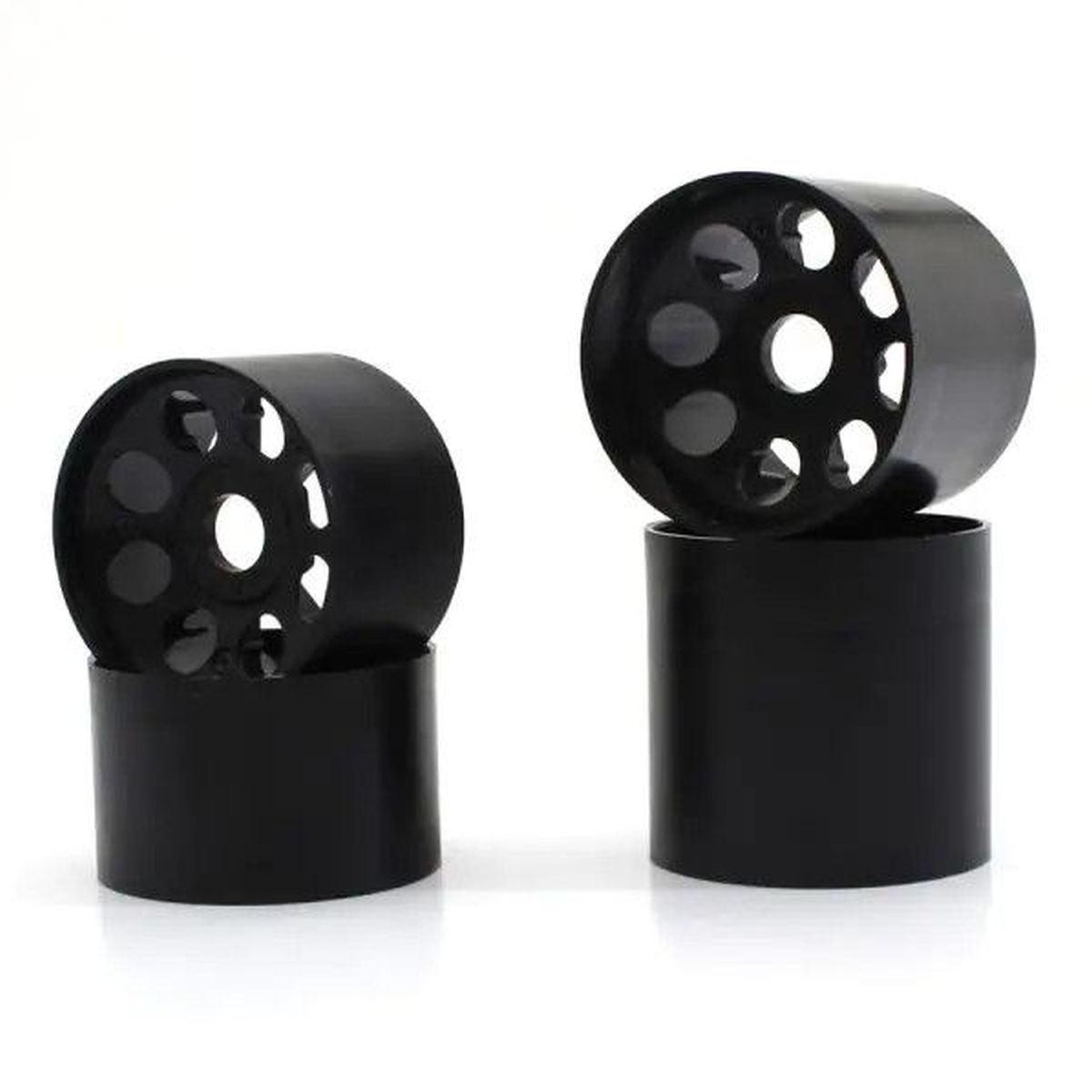 Wheel (Black/F&R 2pcs/Fantom EP-4wd)