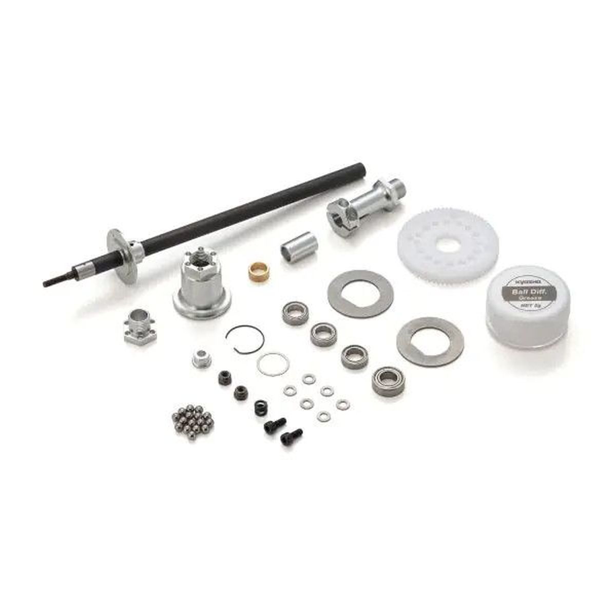 6mm Ball Diff. Set (Carbon Shaft/Silver/Fantom EP/Plazma)
