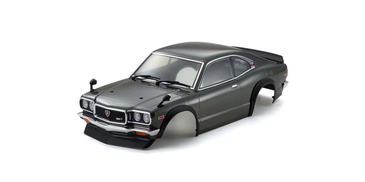 1972 Mazda Savanna GT Tuned Ver. Green Decoration Body Set for Standard Length FZ02 Chassis