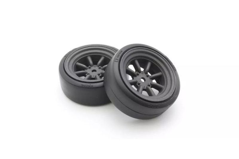 Premounted D-Tire FD2 (8S Watanabe Wheel/BK/2pcs)