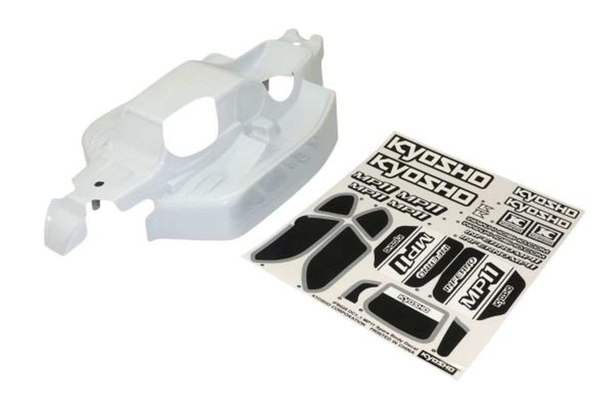 Inferno MP11 White Precut Body Set (Hard)