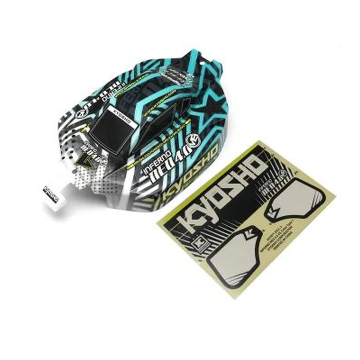 Inferno NEO 4.0 VE T1 Decoration Body Set (White/Green)