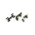 Al Front Hub Carrier Set (L,R/16deg/Gunmetallic/MP9)