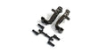 17.5 Degree Aluminum Front Hub Carrier Set, Gunmetal, for MP9
