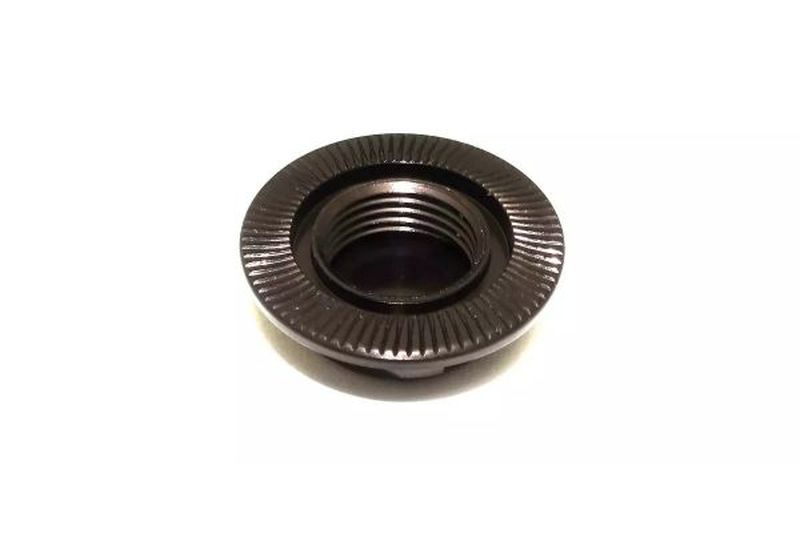 Wheel Nut (Gun Metallic/4pcs/Flange Cap/Serration)