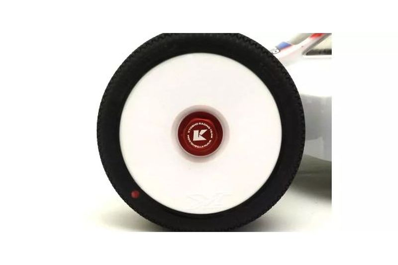 Wheel Nut (Red/4pcs/Flange Cap/Serration)