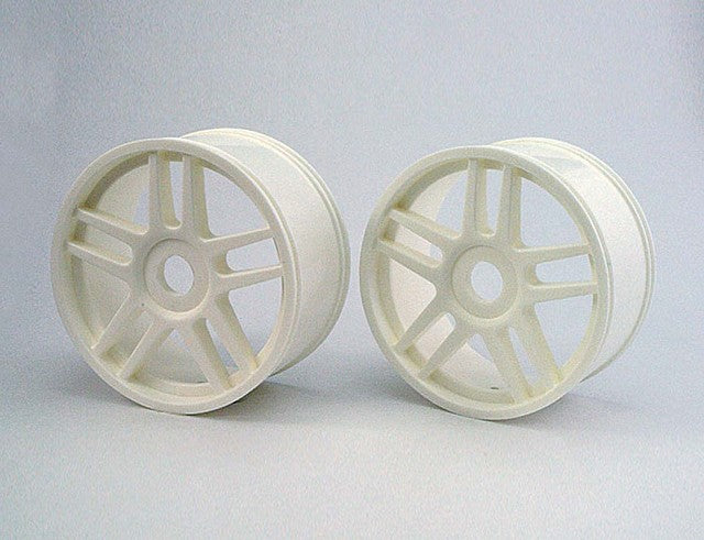 10 Spoke White Wheels, for Inferno GT Series (2pcs) 17mm Hex